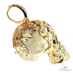 TraxNYC Silver and Gold Skull Mask Pendant 68843 - Image 2