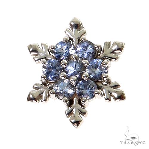 TraxNYC Snowflake Sapphire Pendant 67585 - Image 1