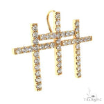 TraxNYC Triple Cross Diamond Pendant  68947 - Image 2