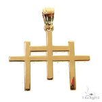 TraxNYC Triple Cross Diamond Pendant  68948 - Image 4