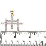 TraxNYC Triple Cross Diamond Pendant  68948 - Image 5