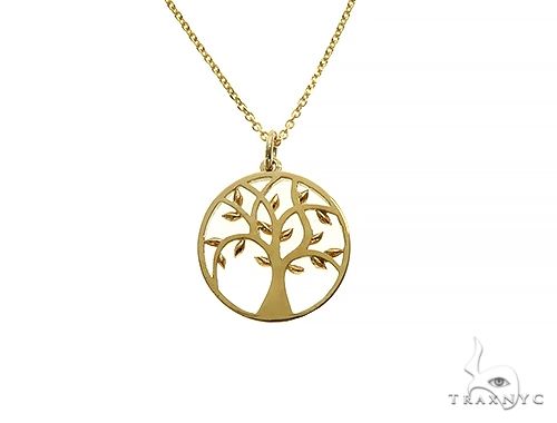 14K Gold Tree of Life Necklace  52548 - Image 3