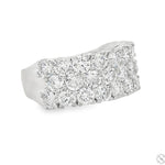 Triple Row Diamond Ring 70767 - Image 1