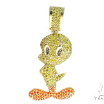 10k Yellow Gold Tweety Bird Pendant 45410 - Image 1