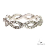 Twisted Eternity Diamond Wedding Band 68986 - Image 1