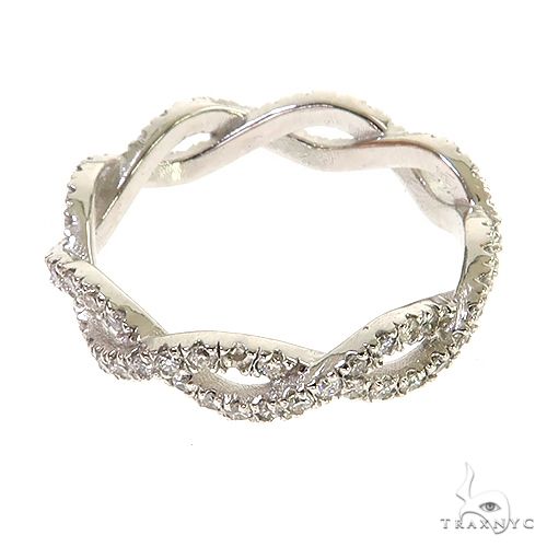 Twisted Eternity Diamond Wedding Band 68986 - Image 3