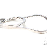 Two Finger Prong Diamond Ring 43358 - Image 2