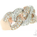 Two Tone Diamond Miami Cuban Link Ring 65823 - Image 1