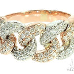 Two Tone Diamond Miami Cuban Link Ring 65823 - Image 2