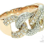 Two Tone Diamond Miami Cuban Link Ring 65823 - Image 3