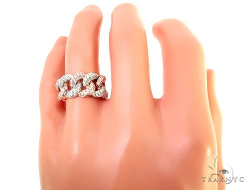 Two Tone Diamond Miami Cuban Link Ring 65823 - Image 6