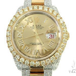 Two Tone Mens Diamond DateJust 41mm Rolex Watch 65813 - Image 1