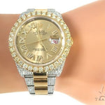 Two Tone Mens Diamond DateJust 41mm Rolex Watch 65813 - Image 10