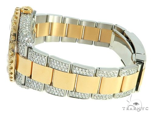 Two Tone Mens Diamond DateJust 41mm Rolex Watch 65813 - Image 7