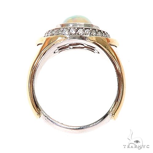 UnCut Gems TraxNYC Opal Diamond 2-Tone Gold Ring 67247 - Image 5