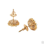 15PT Upside Down Diamond Flower Earrings 11 mm 70716 - Image 4