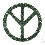 Upside Down Peace Diamond Pendant 40932 - Image 1