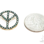 Upside Down Peace Diamond Pendant 40932 - Image 5