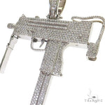 Uzi submachine Gun Diamond Pendant 69001 - Image 3