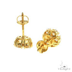 VS Diamond Flower Earrings 67068 - Image 3