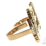 10K Gold 'VYZ' Double Finger Ring 66364 - Image 3