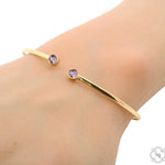 Violet Light Open Bangle 70606 - Image 4