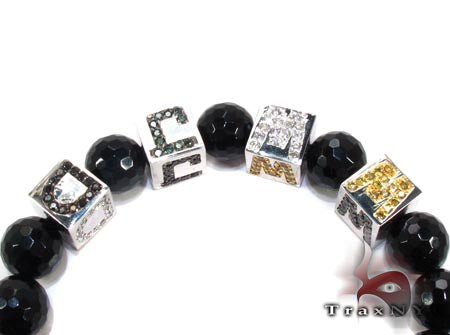 WWJD (What would Jesus do) Diamond Bracelet 28003 - Image 4