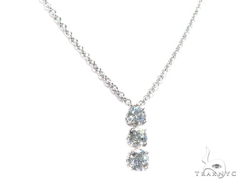Waterdrop Diamond Necklace 42310 - Image 2