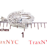White Gold Hamsa Diamond Pendant 25012 - Image 7