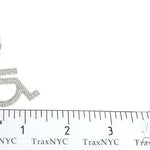 White Gold Handicap Figure Pendant 65493 - Image 6