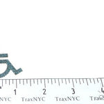 White Gold Handicap Figure Pendant 65494 - Image 6