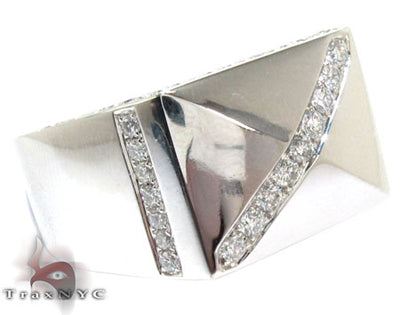 White Gold Pave Prong Diamond Ring 22610 - Image 1