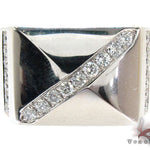 White Gold Pave Prong Diamond Ring 22610 - Image 2