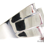 White Gold Round Cut Channel Diamond Crown Ring 24571 - Image 5