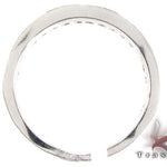 White Gold Round Cut Channel Diamond Ring 24969 - Image 5