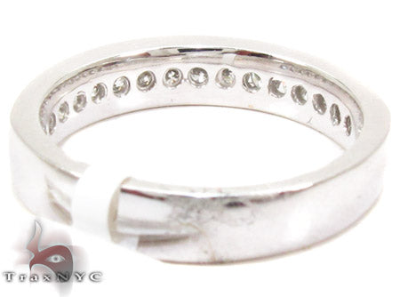 White Gold Round Cut Channel Diamond Ring 24969 - Image 6