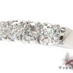 White Gold Round Cut Prong Diamond Anniversary Ring 23462 - Image 4