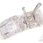White Gold Solitaire Semi Mount Ring 30855 - Image 1