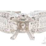 White Gold Solitaire Semi Mount Ring 30855 - Image 2
