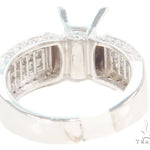 White Gold Solitaire Semi Mount Ring 30855 - Image 5