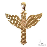 Wings of Faith Diamond Jesus Cross Pendant 69718 - Image 4