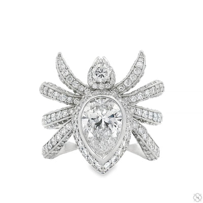 Wrap Around Spider Diamond Ring 70752 - Image 1