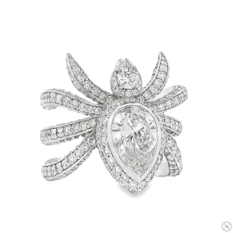 Wrap Around Spider Diamond Ring 70752 - Image 2