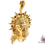 Black Diamond XL Jesus Head Pendant 28844 - Image 2