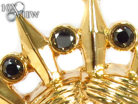 Black Diamond XL Jesus Head Pendant 28844 - Image 5