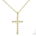YG Enzo Diamond Cross Necklace 65314 - Image 3