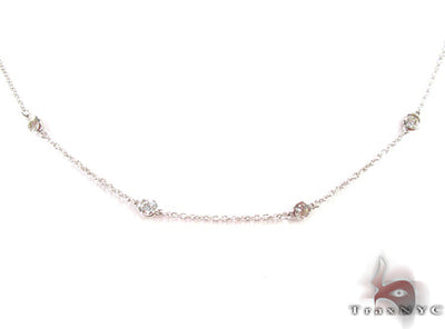 Yard Bezel Diamond Necklace 27679 - Image 1