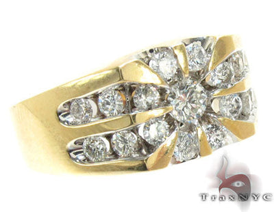 Yellow Gold Channel Diamond Ring 22575 - Image 1