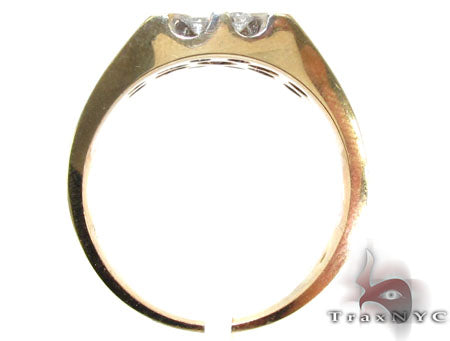 Yellow Gold Channel Diamond Ring 22575 - Image 5