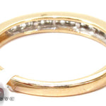 Yellow Gold Round Cut Channel Diamond Ring 24964 - Image 6